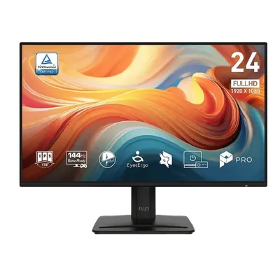 MICROSTAR MSI PRO 23.8" MP242 E14A черный {IPS 1920x1080 144Hz 300cd D-Sub HDMI DisplayPort M/M Int} [9S6-3PD1CT-050]