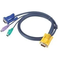 Кабель KVM ATEN 2L-5206P, PS/2+VGA, 6м