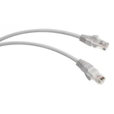 WRLine WR-PC-RJ45-UTP-5E-2-GY Патч-корд U/UTP, категория 5е, 2xRJ45, неэкранированный, серый, LSZH, 2м