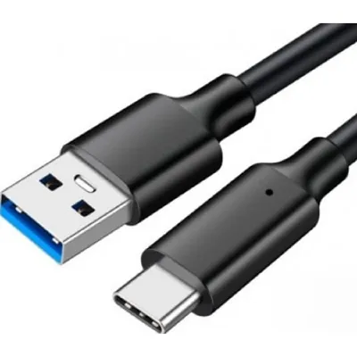 Кабель KS-IS KS-845B-0.5, USB-C -> USB-A, 10Gbps, 0,5 м, черный