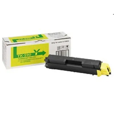 Картридж Kyocera TK-590Y, жёлтый, 5000стр