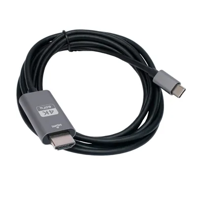 Cablexpert Кабель-переходник с Type-C на HDMI  v2.0, Mobile, 1.8м, черный, корбка (CCB-A-CM-HDMI-1.8M)