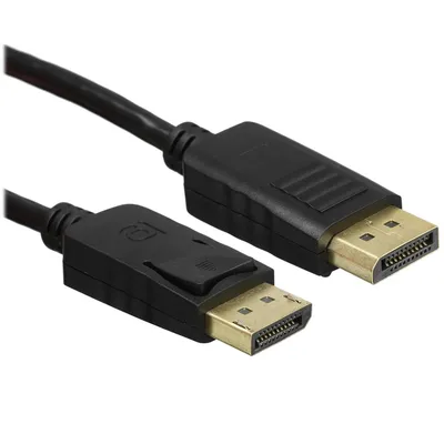 Bion Expert Кабель DisplayPort v1.2, 20M/20M, 3840x2160@30Hz, экран, 1 м, черный, позолоченные контакты [BXP-CC-DP-010]
