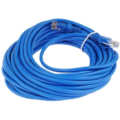 <084484> Кабель патч-корд .Patch cord кат.5e 10.0м, Cablexpert, многожильный, синий [PP12-10M/B]