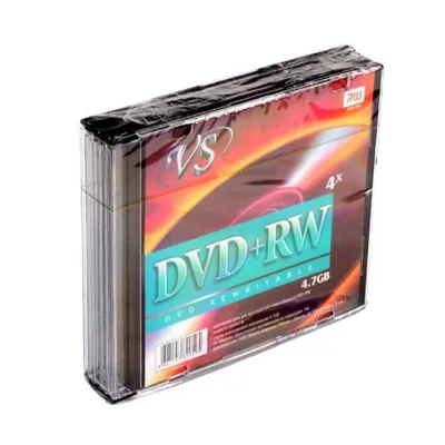 VS (PERFEO) VSDVDPRWSL501 Диски VS DVD+RW  4,7  GB  4x SL/5