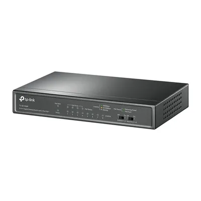 TP-Link TL-SG1008P Настольный коммутатор с 8 гигабитными портами (4 порта PoE+)