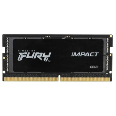 Память DDR5 SODIMM 32Gb, 5600MHz, CL40, 1.1 В, Kingston, FURY Impact Black KF556S40IB-32 Retail
