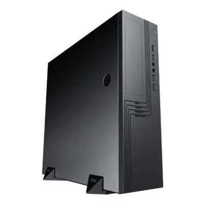 Корпус Powerman 6143524, Slim-Desktop, mATX, 300 Вт, черный
