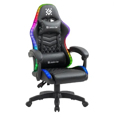 Игровое кресло Core Черный,RGB,класс 4,PU DEFENDER (64047)