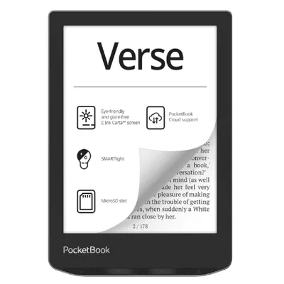 Книга электронная PocketBook PB629-M-WW, 629 Verse, 6" E-Ink, 8GB, WiFi