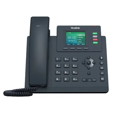 IP Телефон YEALINK SIP-T33G,  4 аккаунта, цветной LCD-экран 2.4" 320х240, PoE, GigE, шт. БП в комплекте