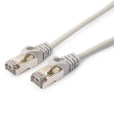 Кабель Cablexpert Патч-корд FTP  PP6-15M кат.6, 15м, литой, многожильный (серый) (045438)
