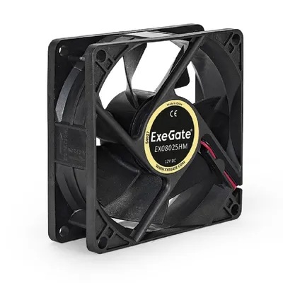Вентилятор ExeGate EX283380RUS, 80×80×25 мм, гидродинамический, 1800 RPM