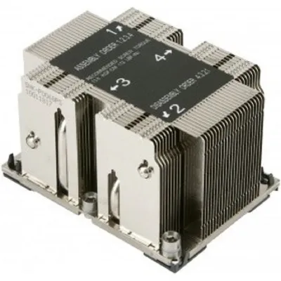 Пассивный кулер SuperMicro SNK-P0068PS 2U LGA3647-0, Rear, для процессоров с TDP до 205Вт, позиционируется для платформ X11 Purley {36}