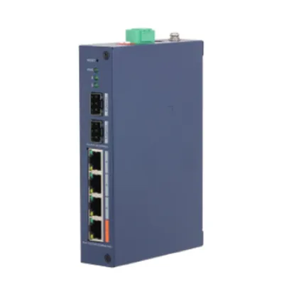 Коммутатор Dahua DH-CHS4206-4GT-60, 4×1GbE PoE, 2×SFP, 60W