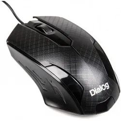Мышь проводная Dialog Pointer MOP-07U черный, 800 dpi, USB, кнопки - 3