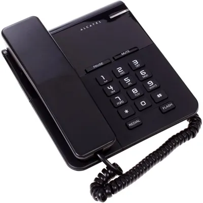 Проводной телефон Alcatel T22, черный (ATL1408393)
