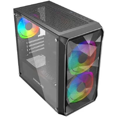 Корпус ПК PowerCase CMMAB-A3-V2, mATX, TG, ARGB
