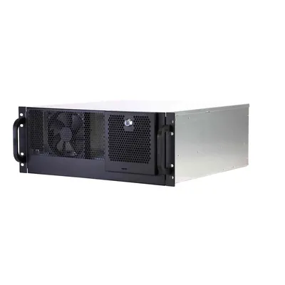 Корпус серверный Procase RM445D-B-0, 4U, Rack, 3×5.25+8HDD, черный, без БП