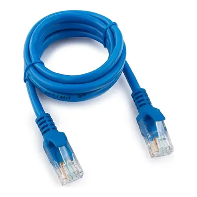 Cablexpert Патч-корд медный UTP PP10-1M/B кат.5, 1м,  литой, многожильный (синий)