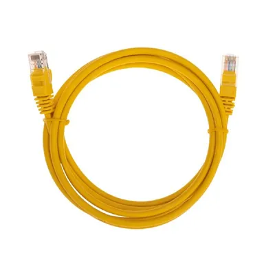 Патч-корд Rexant 02-0105-2, U/UTP, CAT5e, RJ45-RJ45, 2м, LSZH, желтый