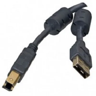 5bites Проф. Кабель 5bites UC5010-018A USB2.0, AM/BM,gold разъемы, ферр.кольца, 1.8м., black