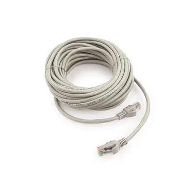 <004917> Кабель патч-корд .Patch cord кат.5e 10.0м, Cablexpert, многожильный, серый [PP12-10M]