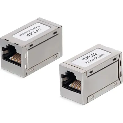 Адаптер Cabeus CA-8p8c-C5e-SH, RJ45-RJ45, Cat5e, экранированный
