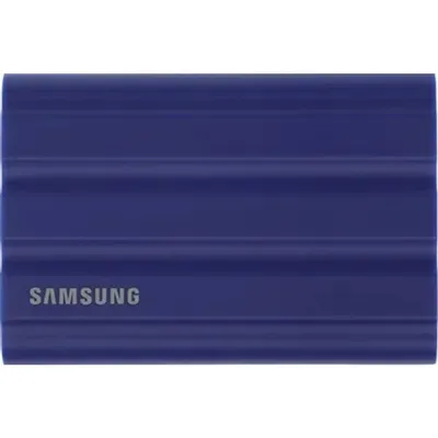 Внешний диск SSD Samsung - T7 Shield, 1 ТБ, 2.5", USB Type C / USB Type A, Питание по USB, синий, MU-PE1T0R/WW
