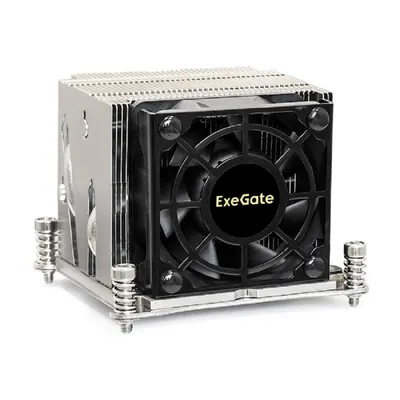 Кулер ExeGate EX293443RUS, Al+Cu, 2U, LGA2011/2066, TDP 135W, 80мм, PWM