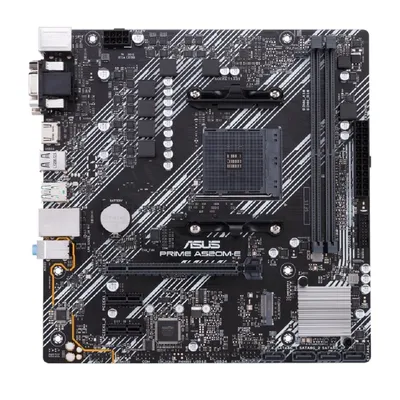 Материнская плата ASUS PRIME A520M-E/CSM, AM4, A520, mATX, 2×DDR4