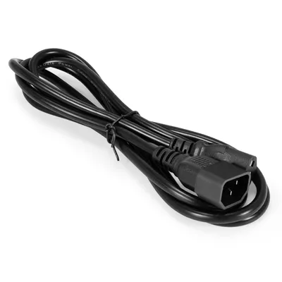 Кабель питания ExeGate ES280988RUS, IEC C13→C14, 1.8м, черный