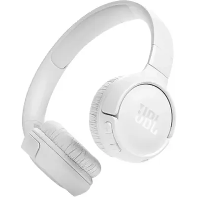 Беспроводные наушники JBL Tune 520BT белый, накладные, Bluetooth, быстрая зарядка, складная конструкция