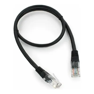 PP12-0.5M/BK Cablexpert Кабель Cablexpert Патч-корд UTP Cablexpert PP12-0.5M/BK  кат.5e, 0.5м,  литой, многожильный (чер