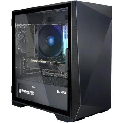 Корпус для ПК Zalman - Z1 ICEBERG, mITX, mATX, 3 SSDх2.5", 2х3.5/2.5", 1xUSB2.0, 2xUSB3.0, Midi Tower, без БП, цвет чёрный, Z1 ICEBERG
