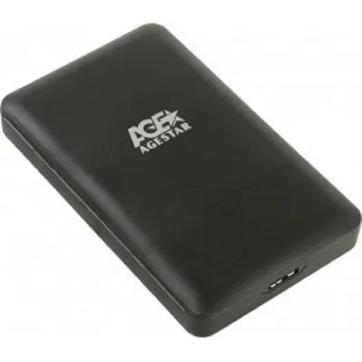 Внешний корпус AgeStar 3UBCP3 (BLACK), 2.5", SATA III, USB 3.0, пластик