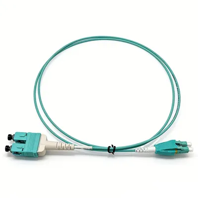 Патчкорд оптический Neomax NMO-LC-SC-MM-10M, LC/UPC-SC/UPC, OM4, Duplex, 10м