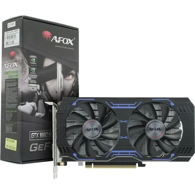 Видеокарта Afox AF1660S-6144D6H1-V4, GTX 1660 SUPER, 6GB GDDR6, 192bit