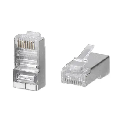 Коннектор Cabeus 8P8C-SH-C6-FC, RJ-45, Cat.6, экранированный, быстрая установка