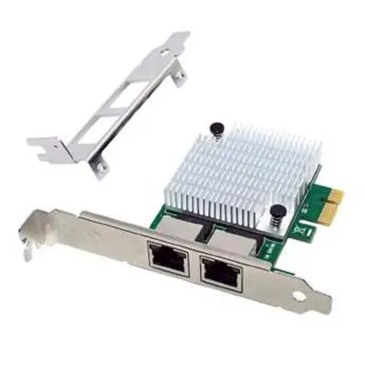 Сетевой адаптер PCIe Orient XWT-R81L2PE, PCI-Ex1 v1.1 2xRJ45 1GbE NIC, RTL8111F+ASM1182 chipset, 1 Гбит/с, 2 планки крепления (31231)