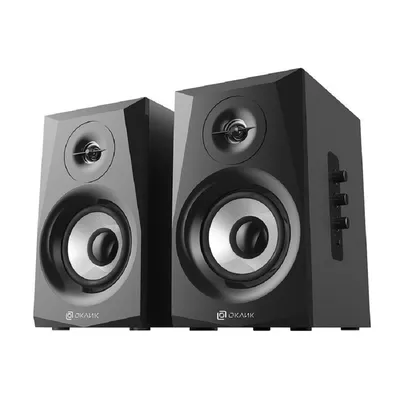 Колонки Oklick OK-166 BT, 2.0, 40Вт, Bluetooth, черный