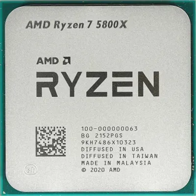 Центральный Процессор AMD RYZEN 7 5800X OEM (Vermeer, 7nm, C8/T16, Base 3,80GHz, Turbo 4,70GHz, Without Graphics, L3 32Mb, TDP 105W, SAM4) OEM (738296) (100-000000063)