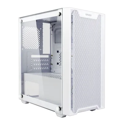 Корпус ПК Ginzzu CL560, mATX, Midi Tower, белый