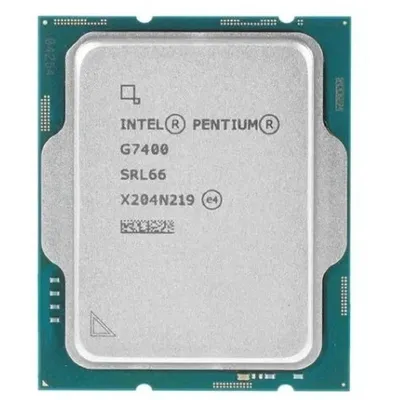 Центральный Процессор Intel Pentium G7400 OEM (Alder Lake, Intel 7, C2(0EC/2PC)/T4, Performance Base 3,70GHz(PC), UHD 710, L2 2.5Mb, Cache 6Mb, Base TDP 46W, S1700) (CM8071504651605)