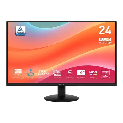 MICROSTAR MSI PRO 23.8" MP242L{IPS 1920x1080 100Hz 4ms 250cd HDMI DisplayPort Tilt External} [9S6-3PD5CT-008/9S6-3PD5CT-016]