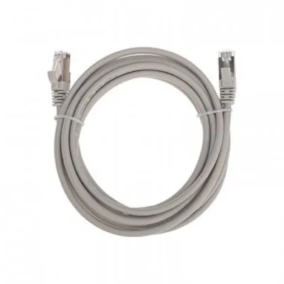 Патч-корд F/UTP, CAT 5e, RJ45-RJ45, 26AWG, LSZH, серый, 3м  REXANT (02-0110-3)