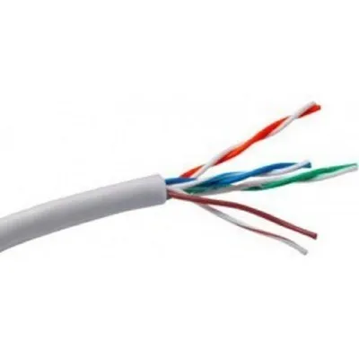 Кабель ExeGate EX205293RUS, UTP Cat5e, 305м, 4CCA, серая бухта