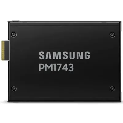 Твердотельный накопитель Samsung Enterprise SSD, 2.5"(SFF/U.3) 15mm, PM1743, 3840GB, NVMe PCIe 5.0 1x4, DP 2x2, R14000/W6000Mb/s, IOPS(R4K) 2500K/280K, MTBF 2,5M, 1DWPD/5Y, TBW 7008TB, TBW 7008TB, OEM