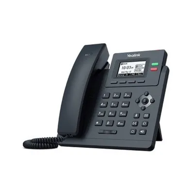 IP-телефон Yealink - SIP-T31P, 1xLAN 10/100 Мб/с, 1xWAN 10/100 Мб/с, SIP, LCD, PoE, headphone in, серый, SIP-T31P
