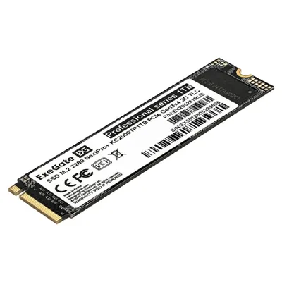 Твердотельный накопитель SSD M.2 1000 Gb Exegate NextPro+ Read 1800Mb/s Write 1400Mb/s 3D TLC EX295281RUS